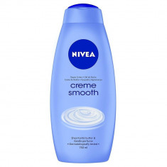 Gel de Dus NIVEA Creme Smooth, 750 ml, Extract de Unt de Shea, Gel de Dus Nivea, Gel de Dus Parfum Deosebit, Gel de Dus Revigorant, Geluri de Dus Parf