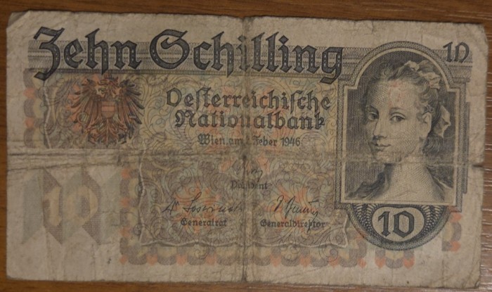 10 schilling 1946, Austria