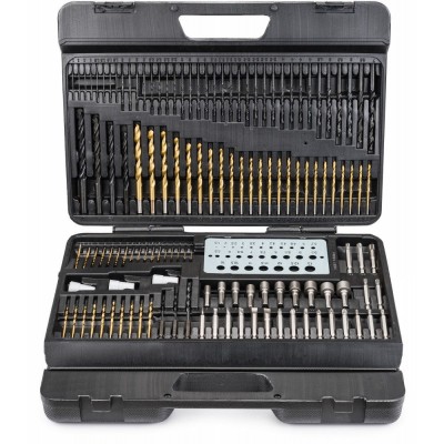 Set de burghiu 204 elemente, Powermat PM-ZWB-204SU foto
