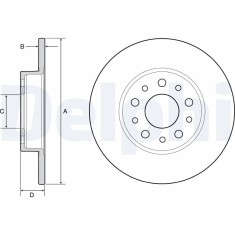 DELPHI BG4655C Disc frana