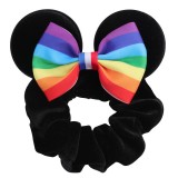 Elastic de par din catifea cu urechise si fundita - Model 11, Superbaby
