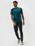 Pantaloni de alergare cu uscare rapidă pentru bărbați - negru profund, 4F Sportswear