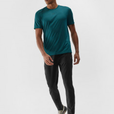 Pantaloni de alergare cu uscare rapidă pentru bărbați - negru profund