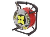 Prelungitor alimentare KEL 3x2,5mm2 4 prize 50m 16A roșu