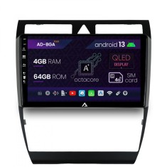 Navigatie Audi A6 (1999-2004), Android 13, A-Octacore 4GB RAM + 64GB ROM, 9 Inch - AD-BGA9004+AD-BGRKIT429