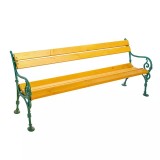 Cumpara ieftin Banca pentru parc, cu spatar, fonta + lemn