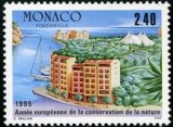 Monaco 1995 - Arhitectura 1v.neuzat,perfecta stare(z)