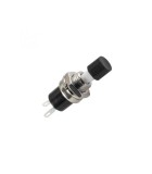 Buton intrerupator mini negru OFF-(ON) fara retinere 1 circuit 12V