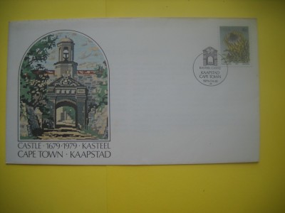 HOPCT PLIC S NR 922 CASTELUL CAPE TOWN 1679-1979 RSA AFRICA DE SUD -NECIRCULAT foto