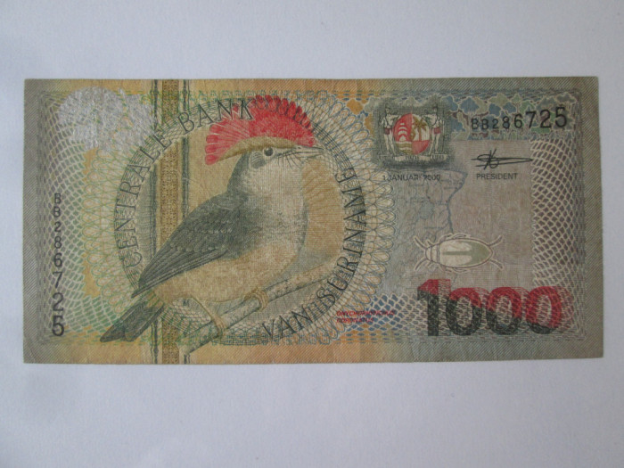 Surinam/Suriname 1000 Gulden 2000