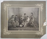 FEMEI IN PORT POPULAR ROMANESC , POZA IN INTERIOR , DATATA 24 IANUARIE 1908