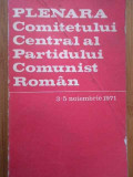 Plenara Comitetului Central Al Partidului Comunist Roman 3-5 - Colectiv ,280769, politica