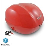 Cutie bagaj originala Vespa Primavera (13-) - Sprint (14-) 50-125-150cc &ndash; culoare: rosu (red &ndash; Dragon 894) &ndash; 32 Litri