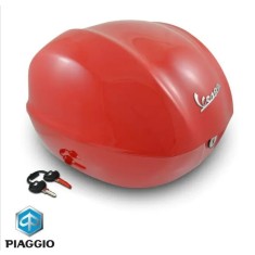 Cutie bagaj originala Vespa Primavera (13-) - Sprint (14-) 50-125-150cc &ndash; culoare: rosu (red &ndash; Dragon 894) &ndash; 32 Litri