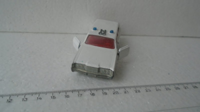 bnk jc Lesney Matchbox King Size no 23 - Mercury Police Car - starea din imagine foto