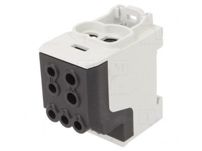 Bloc de distribuție 16mm2-70mm2 cu 1 pistă foto