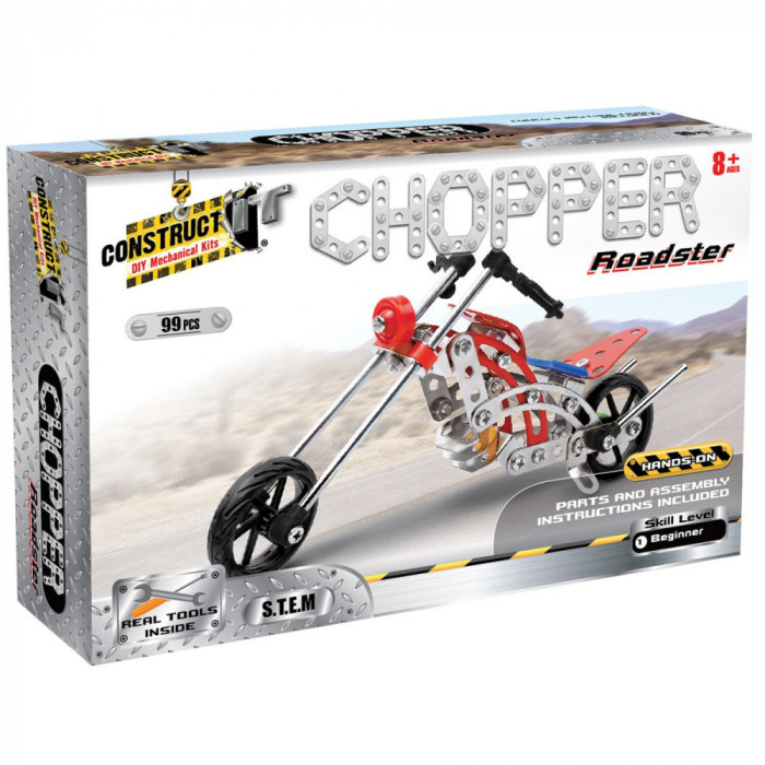 Kit STEM Motocicleta Chopper, nivel incepator