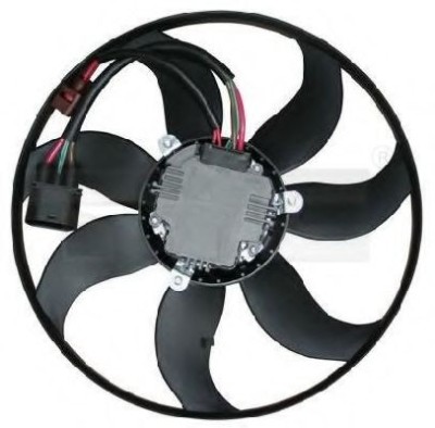 Ventilator, radiator VW EOS (1F7, 1F8) (2006 - 2016) TYC 837-0031 foto
