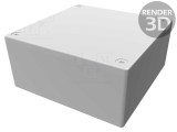 Carcasă Universală Aluminiu IP65 92x92x42mm Negru