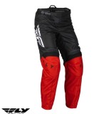 Pantaloni cross-enduro pentru scuter - motocicleta Fly Racing model F-16 culoare: negru/rosu Negru/rosu 34 (XL)