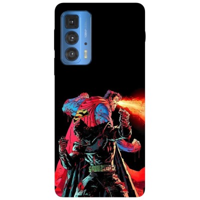 Husa compatibila cu Motorola G20 model Batman &amp;amp;amp; Superman, Silicon, TPU, Viceversa foto