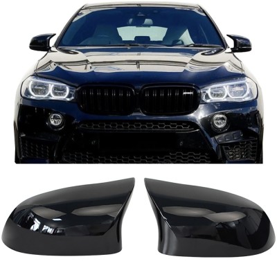 Capace oglinzi BMW X3 F25 X4 F26 X5 F15 X6 F16 negru lucios foto