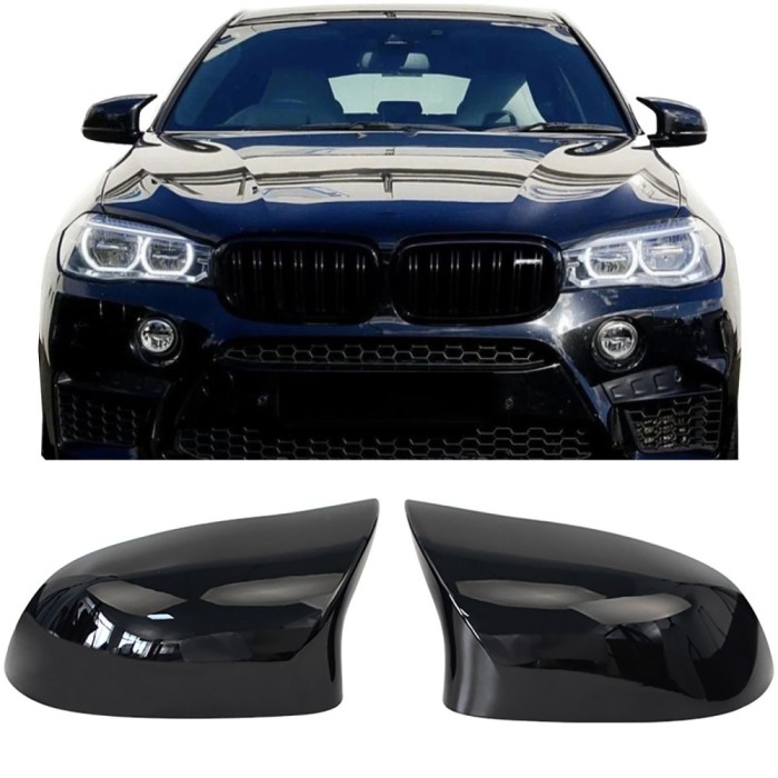 Capace oglinzi BMW X3 F25 X4 F26 X5 F15 X6 F16 negru lucios