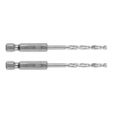 Set 2 burghie metalice hexagonale 3,5 mm Graphite pentru metal