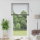 Jaluzea pentru Fereastră Gri &icirc;nchis 80 x 130 cm Aluminiu