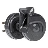 Claxon auto universal 12V set 2 bucati, 110 dB, doua tonuri 410 Hz si 510 Hz, cu placute de montaj, pentru orice vehicul 12V, AMiO