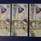 3 bancnote &quot;Ten Pula&quot; din Botswana UNC si consecutive