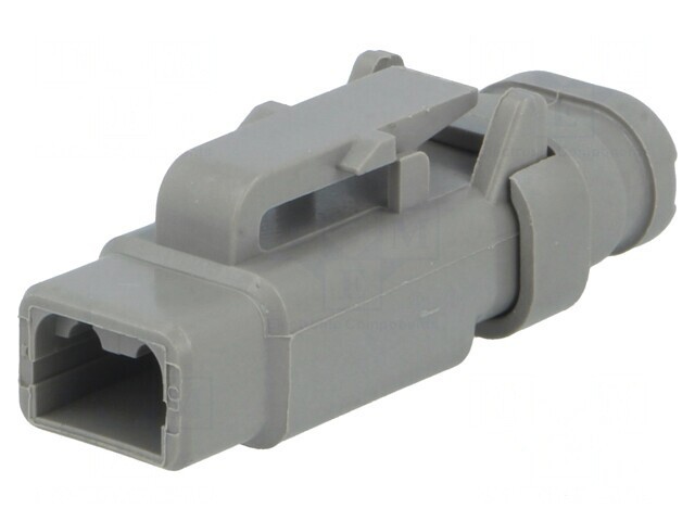 Conector DTM Mamă 2 Pini Gri IP68