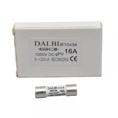 Set 10 Siguranta Fuzibila Fotovoltaica 16A 1000V DC 10x38mm 16F054 XXM foto