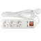 Prelungitor Lohuis 3 prize + 2 x USB, 3 m, 3500W, 3 x 1.5 mmp, contact de protectie, intrerupator, indicator luminos