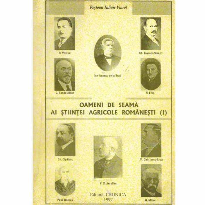 Pestean Iulian-Viorel - Oameni de seama ai stiintei agricole