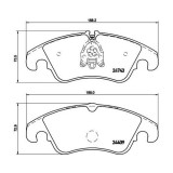 Brembo set placute frana, frana disc Prime Line