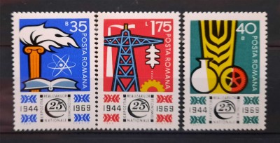 1969 Expozitia realizarilor economiei nationale MNH foto