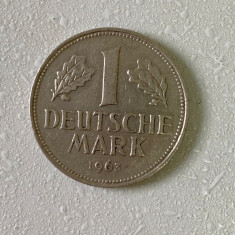 Moneda 1 DEUTSCHE MARK - 1963 G - Germania - KM 110 (264)