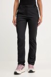 Jack Wolfskin pantaloni de exterior GEIGELSTEIN culoarea negru, 1507731