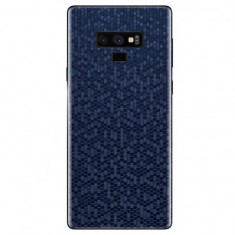 Set Folii Skin Acoperire 360 Compatibile cu Samsung Galaxy Note 9 (Set 2) - ApcGsm Wraps HoneyComb Blue