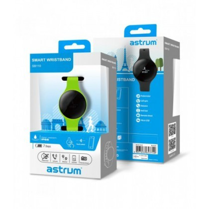 Bratara Fitness LED, Bluetooth V4.0 Astrum SB110 V2 Negru