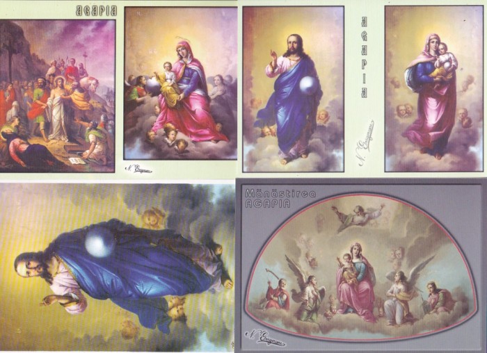 bnk cp Lot 12 foto tip carte postala - subiect religie