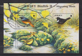 JERSY 2008 FAUNA PASARI MI. BL.73 MNH, Nestampilat