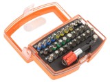 Kit Capete Șurubelniță 32 Bucăți cu Geantă 1/4"