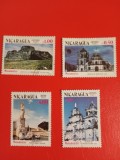 NICARAGUA, MONUMENTE - SERIE COMPLETĂ ȘTAMPILATĂ