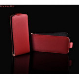 Husa Piele Tip Carte Nokia Lumia 1020 Slim Flip Rosu