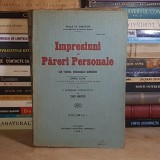 V. CANCICOV - IMPRESIUNI SI PARERI PERSONALE DIN TIMPUL RAZBOIULUI ROMANIEI * JURNAL ZILNIC (1916-1918) * VOL. 1 , 1921 #