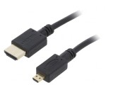 Cablu HDMI 2.0 micro HDMI 4.5m negru