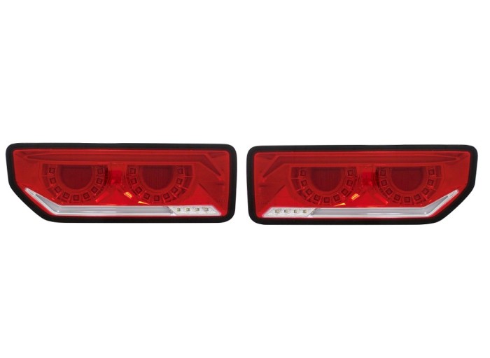 Set stopuri, lampa spate SUZUKI JIMNY, 10.2018-, partea stanga, dynamic indicator; LED; rosu, transparent; TUNING; in bara,