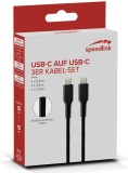 Speedlink Usb-c To Usb-c Cable Set Black